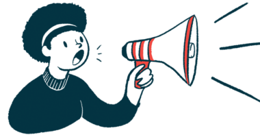 NNZ-2591 | Angelman Syndrome News | illustration of woman speaking through megaphone