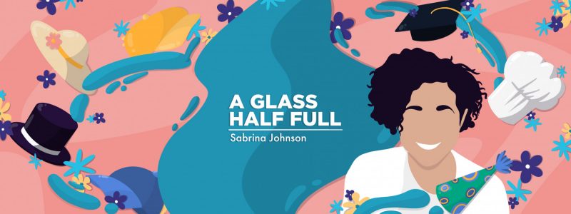 repetition | Angelman Syndrome News | banner image for "A Glass Half Full," a column by Sabrina Johnson
