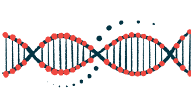 An illustration of a DNA strand.