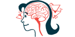 An illustration of a person's brain, shown from the side.