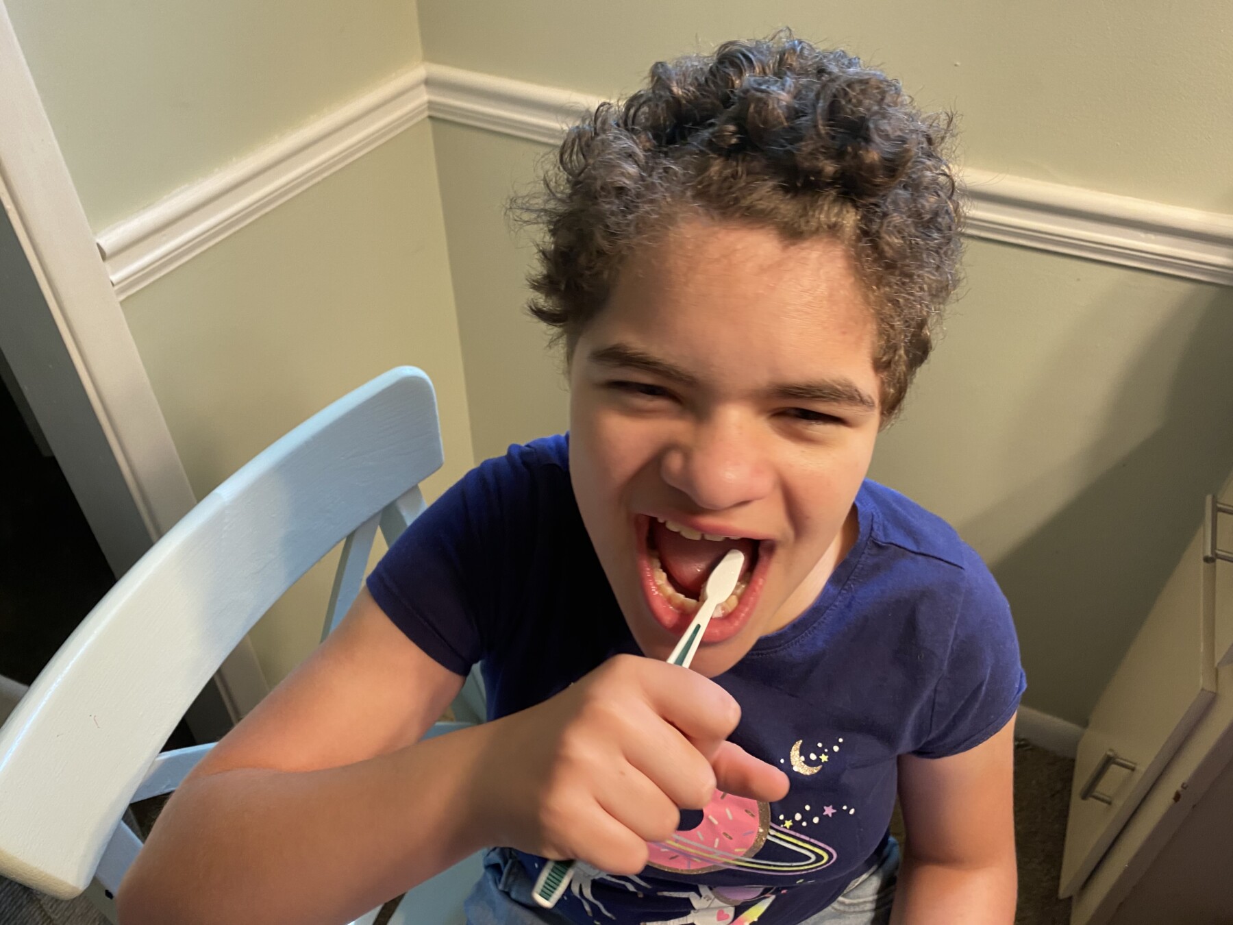 How I've helped my Angel practice the skill of tooth brushing